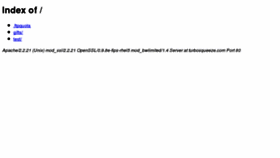 What Turbosqueeze.com website looked like in 2012 (12 years ago)