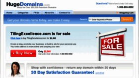 What Tilingexcellence.com website looked like in 2012 (11 years ago)