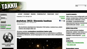 What Takku.net website looked like in 2012 (11 years ago)