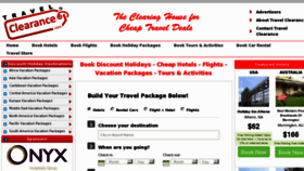 What Travelclearance.com website looked like in 2012 (11 years ago)