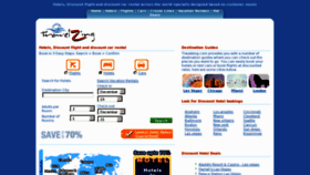 What Travelzing.com website looked like in 2012 (11 years ago)