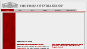 What Timesgroup.com website looked like in 2012 (11 years ago)