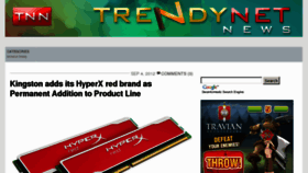What Trendynetnews.com website looked like in 2012 (11 years ago)