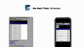 What Thenexttrain.com website looked like in 2012 (12 years ago)