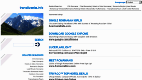 What Transilvania.info website looked like in 2012 (11 years ago)