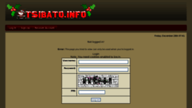 What Tsibato.info website looked like in 2012 (11 years ago)