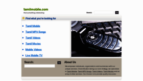 What Tamilmobile.com website looked like in 2012 (11 years ago)