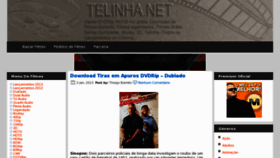 What Telinha.net website looked like in 2013 (11 years ago)