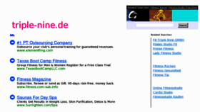 What Triple-nine.de website looked like in 2013 (11 years ago)