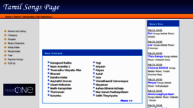 What Tamilsongs.net website looked like in 2013 (11 years ago)