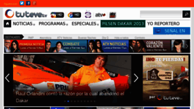 What Tuteve.tv website looked like in 2013 (11 years ago)