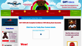 What Teddybearspersonalised.com website looked like in 2013 (11 years ago)