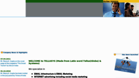 What Tellusys.in website looked like in 2013 (11 years ago)