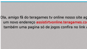 What Teragames.com.br website looked like in 2013 (11 years ago)