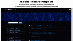 What Techknol.net website looked like in 2013 (11 years ago)