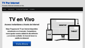 What Tvporinternet.org website looked like in 2013 (11 years ago)