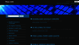 What T6yy.com website looked like in 2013 (11 years ago)