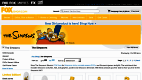 What Thesimpsonsshop.com website looked like in 2013 (11 years ago)
