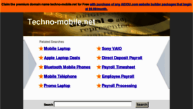 What Techno-mobile.net website looked like in 2013 (11 years ago)