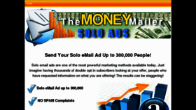 What Themoneymailer.com website looked like in 2013 (11 years ago)