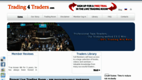 What Trading4traders.com website looked like in 2013 (11 years ago)
