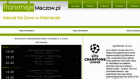 What Transmisjemeczow.pl website looked like in 2013 (11 years ago)