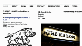 What Thebigbangrestaurants.co.uk website looked like in 2013 (11 years ago)