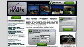What Thai-homes.com website looked like in 2013 (11 years ago)