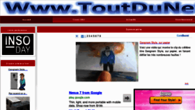 What Toutdunet.com website looked like in 2013 (11 years ago)