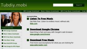 What Tubdiy.mobi website looked like in 2013 (11 years ago)