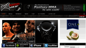 What Tapoutlive.com website looked like in 2013 (11 years ago)