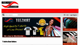 What Teezhirt.com website looked like in 2013 (11 years ago)