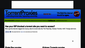 What Torrentproxies.com website looked like in 2013 (11 years ago)