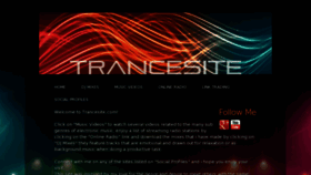 What Trancesite.com website looked like in 2013 (11 years ago)