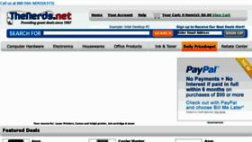 What Thenerds.net website looked like in 2013 (11 years ago)