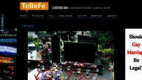 What Terefe.pl website looked like in 2013 (11 years ago)