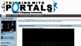 What Thinkingwithportals.com website looked like in 2013 (11 years ago)