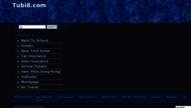 What Tubi8.com website looked like in 2013 (10 years ago)