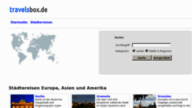 What Travelsbox.de website looked like in 2013 (11 years ago)
