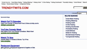 What Trendytwits.com website looked like in 2013 (10 years ago)