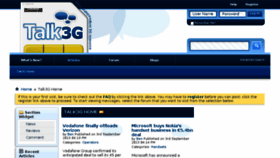 What Talk3g.co.uk website looked like in 2013 (10 years ago)