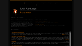 What Taorankings.com website looked like in 2013 (10 years ago)