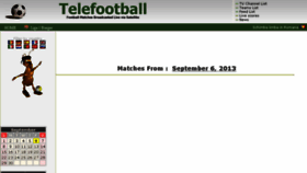 What Telefootball.com website looked like in 2013 (10 years ago)
