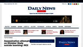 What Thedailynewsegypt.com website looked like in 2013 (10 years ago)