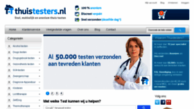 What Thuistesters.nl website looked like in 2013 (10 years ago)