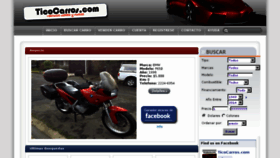 What Ticocarros.com website looked like in 2013 (10 years ago)