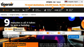 What Tigerairways.com.sg website looked like in 2013 (10 years ago)