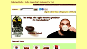What Timberlandcoffee.com website looked like in 2013 (10 years ago)