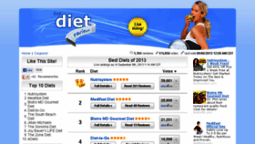 What Topdietreview.com website looked like in 2013 (10 years ago)