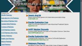 What Toppharmacy.com website looked like in 2013 (10 years ago)